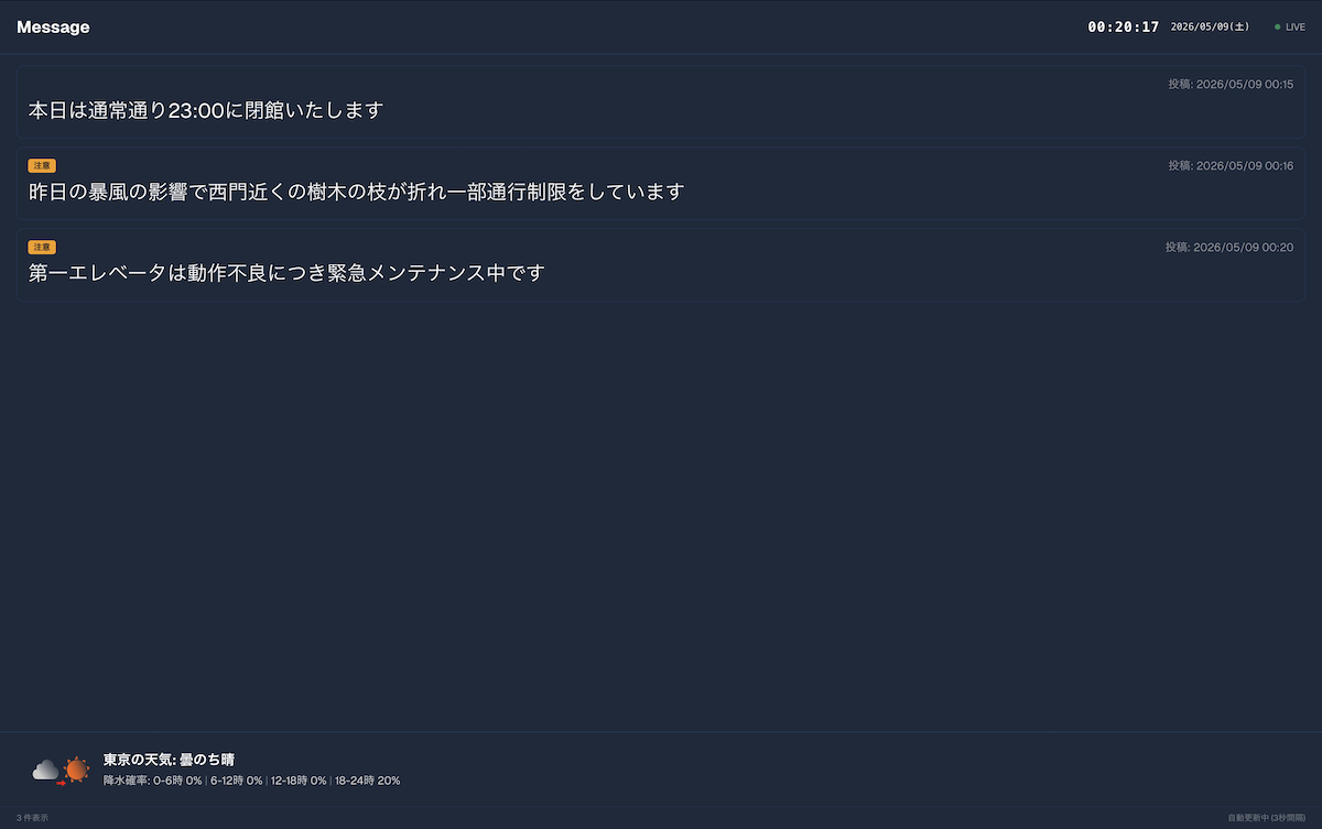 Message Board